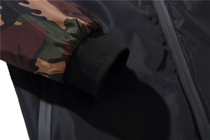 Half Camo Windbreaker Jacket , - Streetwear Jacket - Slick Street