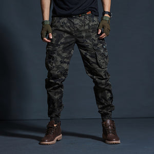 EMP Military Slim Cargo Pants Black Camo, 28 - Streetwear Cargo Pants - Slick Street