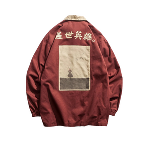Kanji Hero Jacket , - Streetwear Jackets - Slick Street