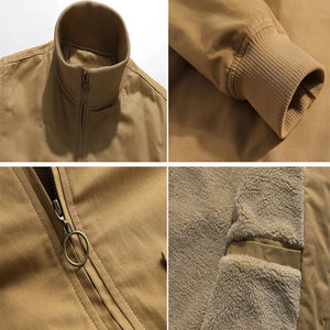 Patchwork Zipper Chief Bomber Jacket , - Streetwear Jacket - Slick Street