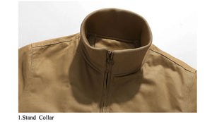 Patchwork Zipper Chief Bomber Jacket , - Streetwear Jacket - Slick Street