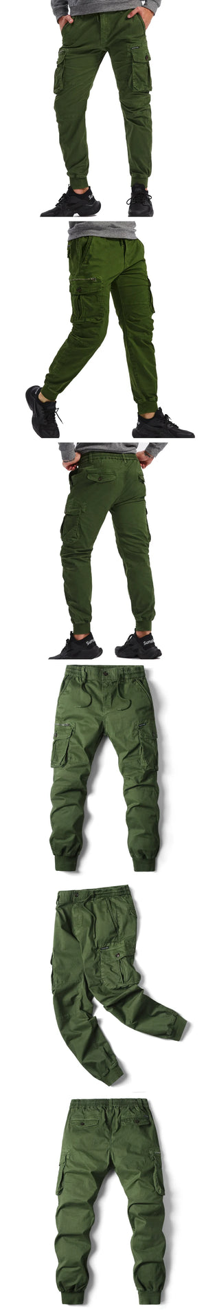 Rib Style Side Pockets Cargo Pants , - Streetwear Pants - Slick Street