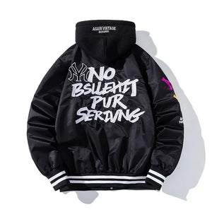 K.LYBD Stripe Waist And Sleeve Hoodie , - Streetwear Hoodie - Slick Street