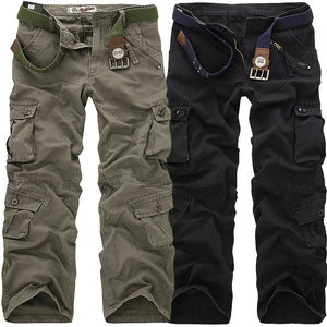 Rib Style Multi Pocket Pants , - Streetwear Pants - Slick Street