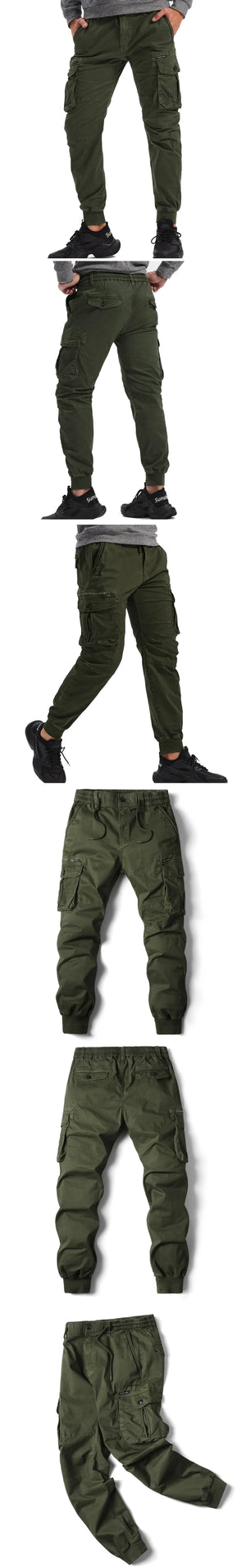Rib Style Side Pockets Cargo Pants , - Streetwear Pants - Slick Street