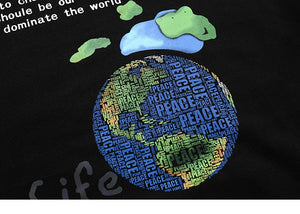 Life Is Good Global Peace Pullover Hoodie , - Streetwear Hoodie - Slick Street