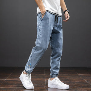 JYF Streetwear Denim Pants , - Streetwear Pants - Slick Street