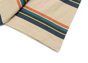 Varied Color Striped Pullover T-Shirt , - Streetwear T-Shirts - Slick Street