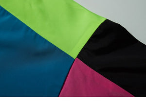 Multi Color Block Patchwork Pocket Jacket , - Streetwear Jacket - Slick Street