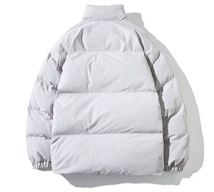Puffer Mandarin Collar With Puff Sleeves Jacket , - Streetwear Jacket - Slick Street
