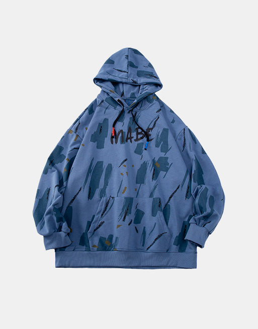 MABE Geometric Abstract Art Hoodie Slick Street