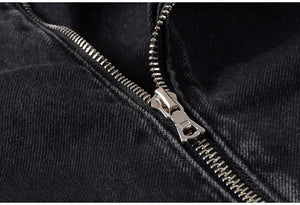Multi Zippers And Buckles Jacket , - Streetwear Jacket - Slick Street