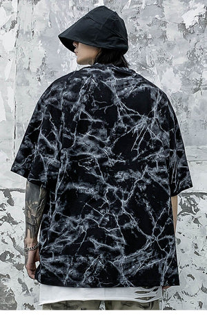 Butterfly Art Tie Die Long T-Shirt , - Streetwear T-Shirts - Slick Street