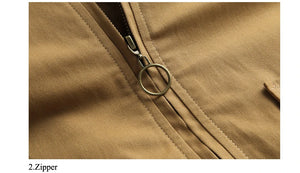 Patchwork Zipper Chief Bomber Jacket , - Streetwear Jacket - Slick Street