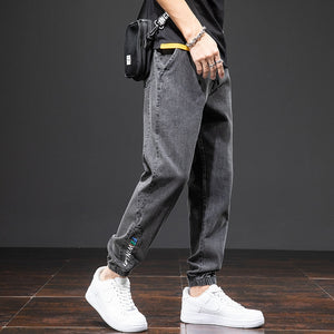 JYF Streetwear Denim Pants , - Streetwear Pants - Slick Street
