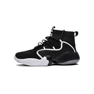 Orbit Knit Runners - Mono Orbit Black/White - Mono Orbit, US 5 - Streetwear Shoes - Slick Street