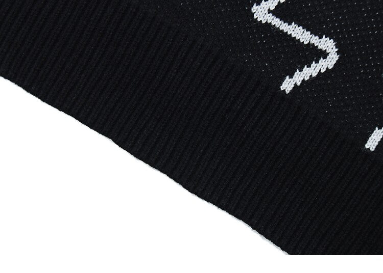 SENSELESS 20 Anime Knit Sweater ,  - Streetwear Sweater - Slick Street