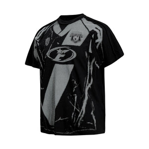 Mosaic Loose Sports Jersey , - Streetwear T-Shirts - Slick Street