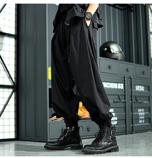 Japanese Dark Lantern Pants , - Streetwear Pants - Slick Street
