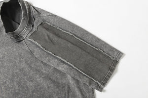 Washed Retro Heavy Cotton Tee , - Streetwear T-Shirt - Slick Street