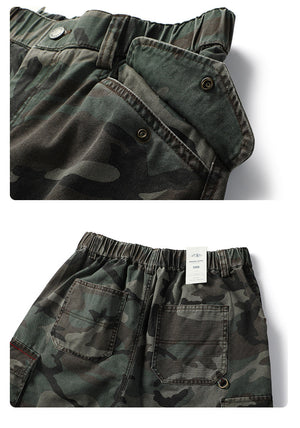 Camo C1 Cargo Shorts , - Streetwear Shorts - Slick Street