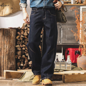Classic Raw Denim Jeans , - Streetwear Jeans - Slick Street