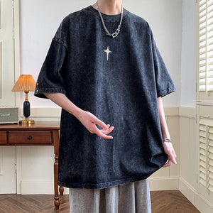 Vintage Washed Heavyweight T-Shirt , - Streetwear T-Shirts - Slick Street