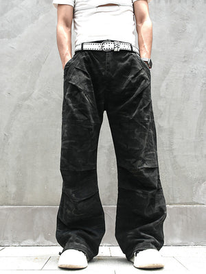 Red Stripe Washed Jeans , - Streetwear Jeans - Slick Street
