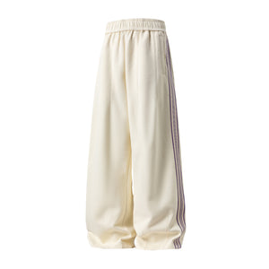 High Street Side Striped Joggers Apricot, XS - Streetwear Joggers - Slick Street