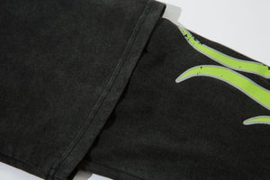 Green Flame '88' Long Sleeve Tee , - Streetwear - Slick Street