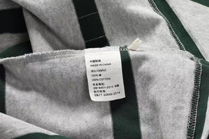 Retro Heavyweight Striped Cotton Tee , - Streetwear T-Shirts - Slick Street