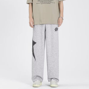 American Star Wide Leg Sweatpants , - Streetwear Joggers - Slick Street