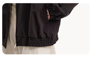 Retro Varsity Plaid Stand Collar Jacket , - Streetwear Jacket - Slick Street