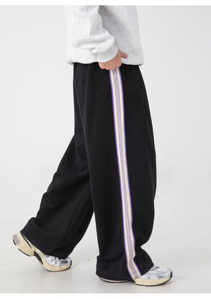 High Street Side Striped Joggers , - Streetwear Joggers - Slick Street