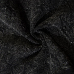 Lightning Embroidery Flared Jeans , - Streetwear Jeans - Slick Street