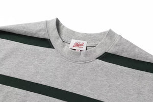 Retro Heavyweight Striped Cotton Tee , - Streetwear T-Shirts - Slick Street