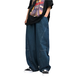 Vintage VA1 Oversized Denim Jeans , - Streetwear Jeans - Slick Street