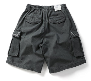 Urban Distressed Camo Shorts , - Streetwear Shorts - Slick Street