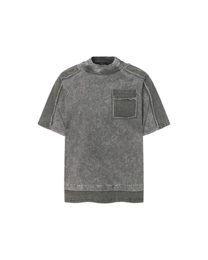 Washed Retro Heavy Cotton Tee , - Streetwear T-Shirt - Slick Street
