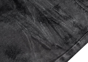 Hand Brushed Black Flared Jeans , - Streetwear - Slick Street