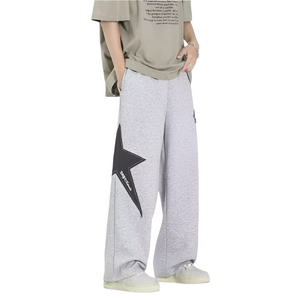 American Star Wide Leg Sweatpants , - Streetwear Joggers - Slick Street