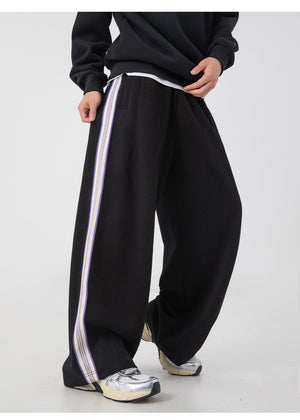High Street Side Striped Joggers , - Streetwear Joggers - Slick Street