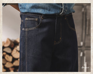 Classic Raw Denim Jeans , - Streetwear Jeans - Slick Street