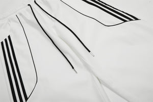 Retro Stripe Track Pants , - Streetwear Joggers - Slick Street