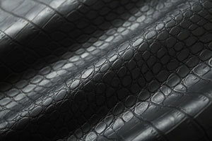 Cross Embroidery Leather Varsity Jacket , - Streetwear - Slick Street