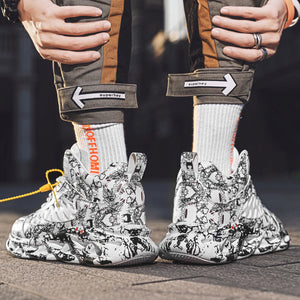 Ghost Runners - Arctic Marble , - Streetwear Shoes - Slick Street