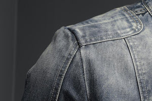 SK1 Denim Biker Jacket , - Streetwear Jackets - Slick Street