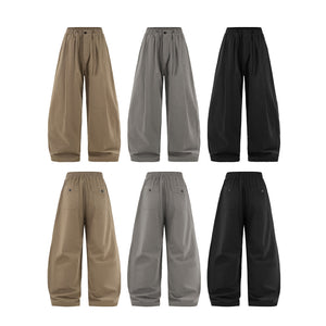 Linen Wide Leg Pants , - Streetwear Pants - Slick Street