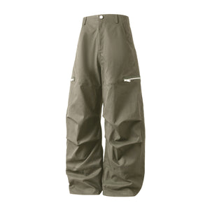 Modern Slick Paratrooper Pants Grey Khaki, XS - Streetwear - Slick Street