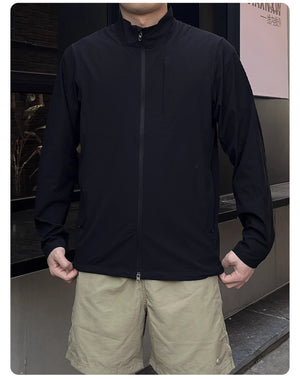 Lightweight American Sport Jacket Black, XS - Streetwear Jacket - Slick Street